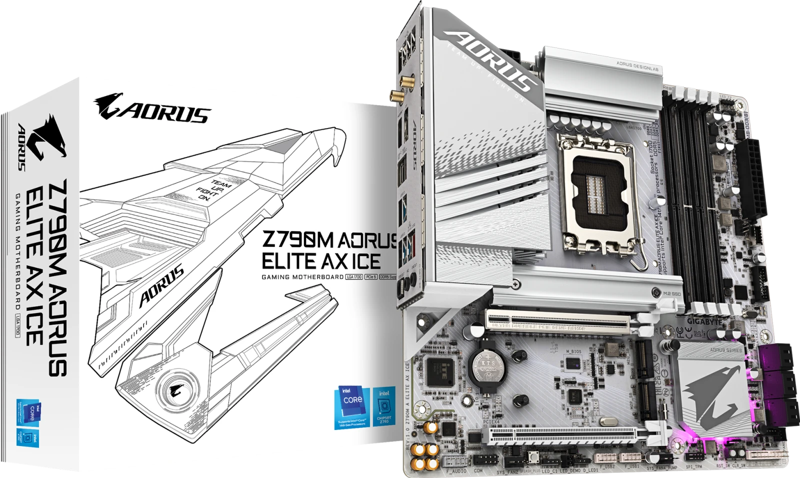 Gigabyte Z790M AORUS ELITE AX ICE